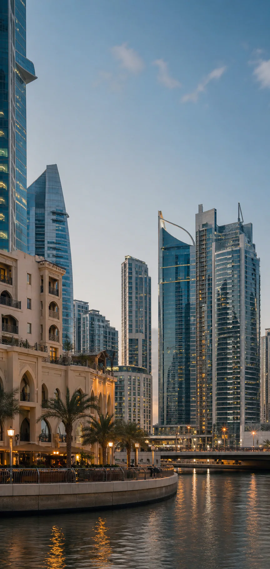 Dubai waterfront skyline